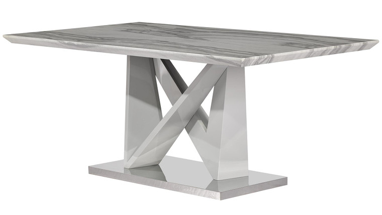 Grey Marble Dining Table D844DT By Global Furniture