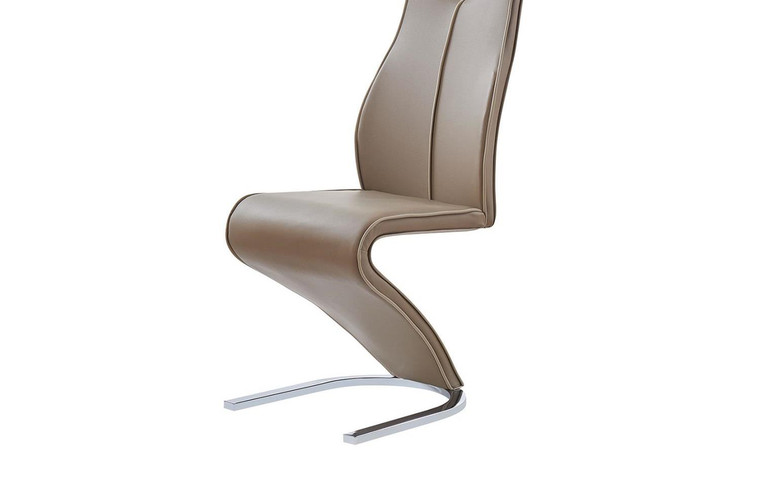 Brown PU Dining Chair D4126NDC By Global Furniture