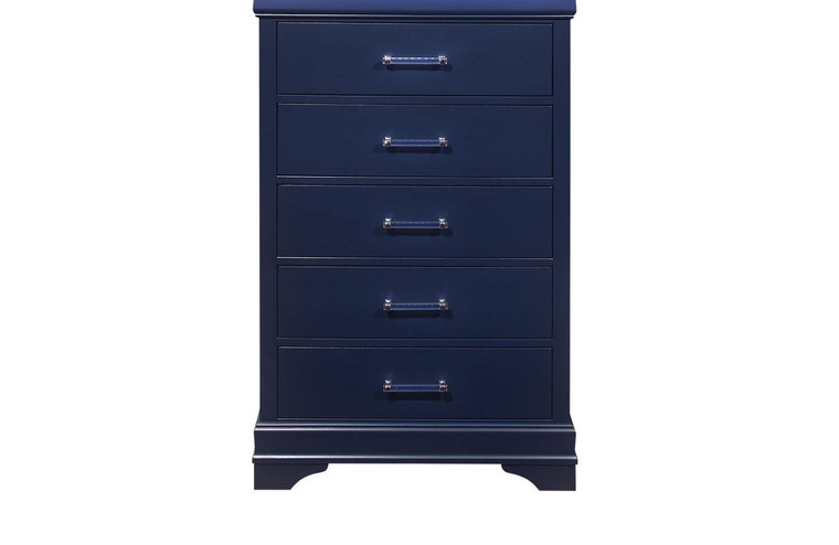 Charlie Blue Chest CHARLIE-BLUE-CH W/LED By Global Furniture