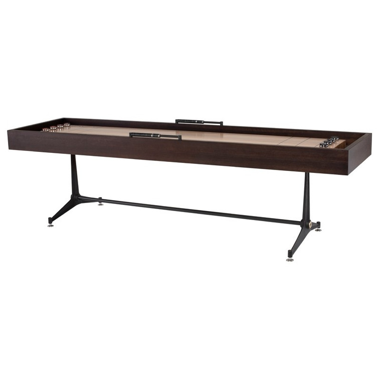 Nuevo Shuffleboard Gaming Table - Smoked/Black HGDA779