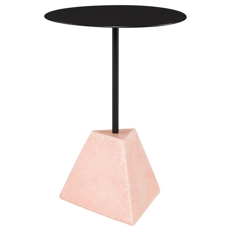 Nuevo Alma Side Table - Black/Flamingo Terrazzo HGMV209