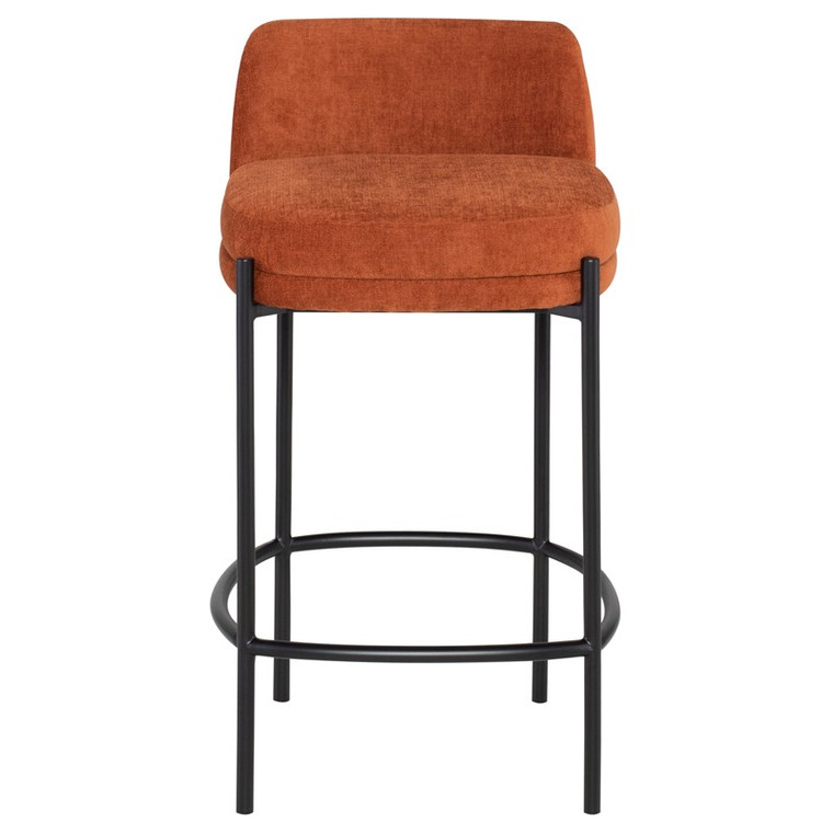 Nuevo Inna Counter Stool - Terracotta/Black HGMV252