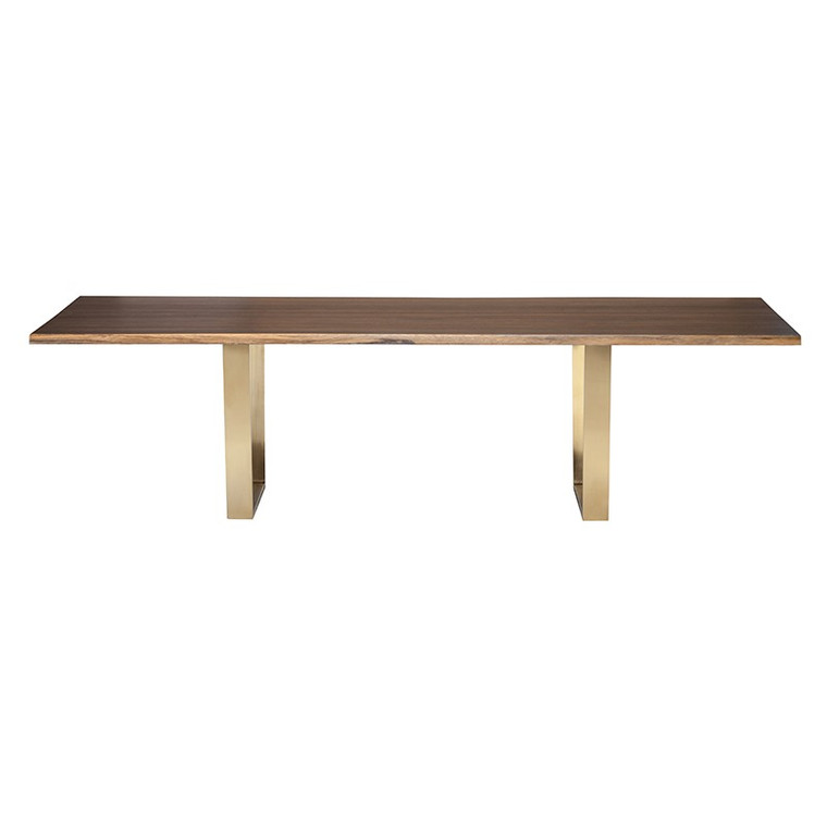 Nuevo Versailles Dining Table - Seared/Gold HGNA343