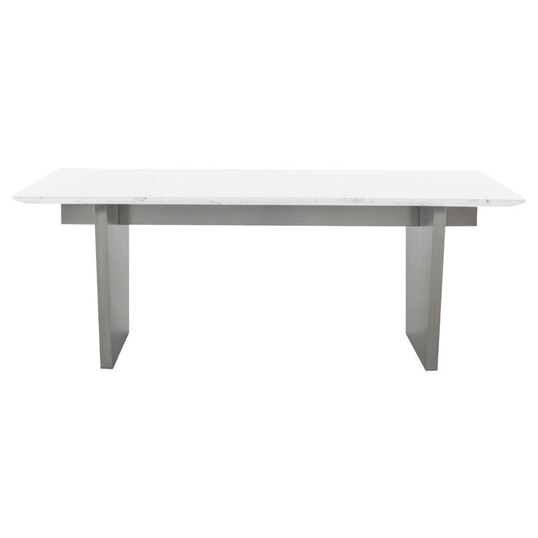 Nuevo Aiden Dining Table - White/Graphite HGNA579