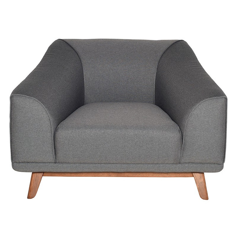 Nuevo Mara Occasional Chair - Steel Grey/Walnut HGSC145