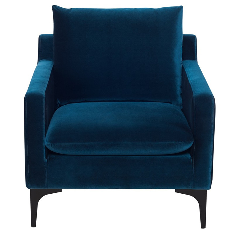 Nuevo Anders Occasional Chair - Midnight Blue/Black HGSC505