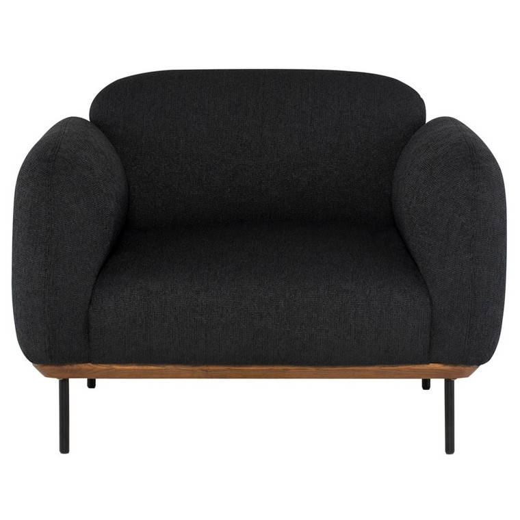 Nuevo Benson Occasional Chair - Activated Charcoal/Black HGSC631