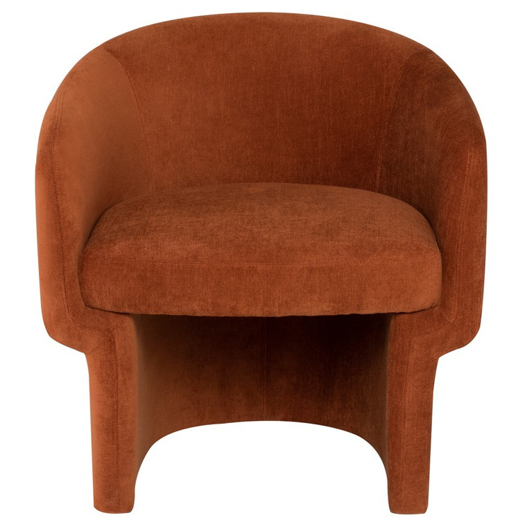 Nuevo Clementine Occasional Chair - Terracotta/Black HGSC703