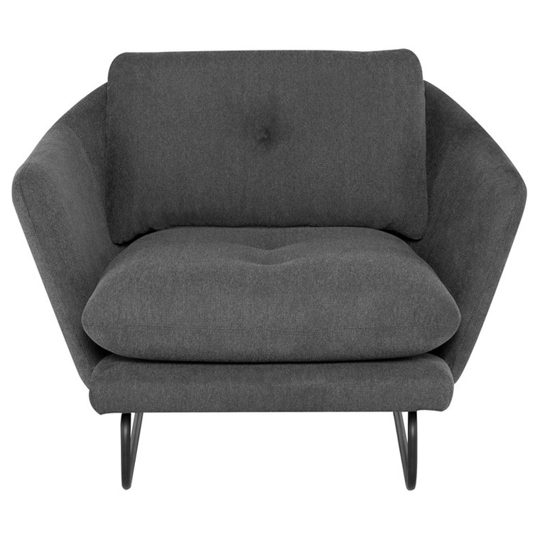 Nuevo Frankie Occasional Chair - Graphite/Black HGSC779