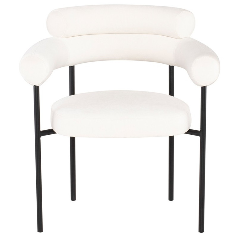 Nuevo Portia Dining Chair - Oyster/Black HGSN150