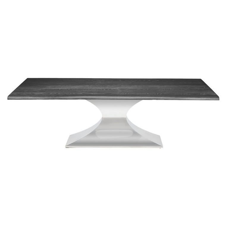 Nuevo Praetorian Dining Table - Oxidized Grey/Silver HGSX231