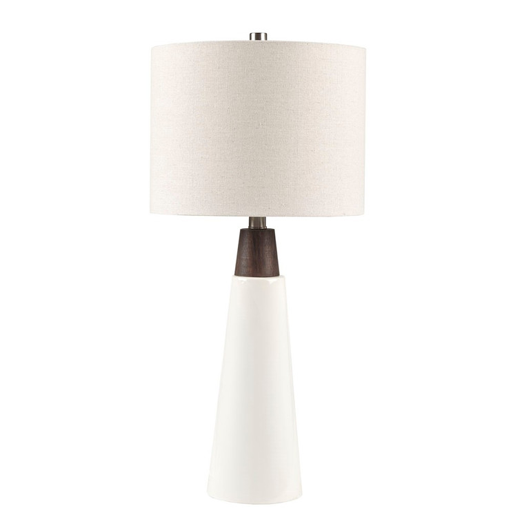 Tristan Ceramic With Wood Table Lamp II153-0129 By Olliix