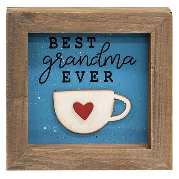 *Best Grandma Ever Shadowbox Frame G35893 By CWI Gifts