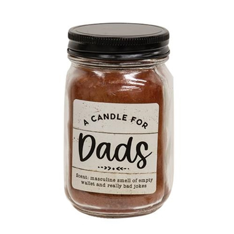 A Candle For Dads Bms Pint Jar Candle GB20279 By CWI Gifts