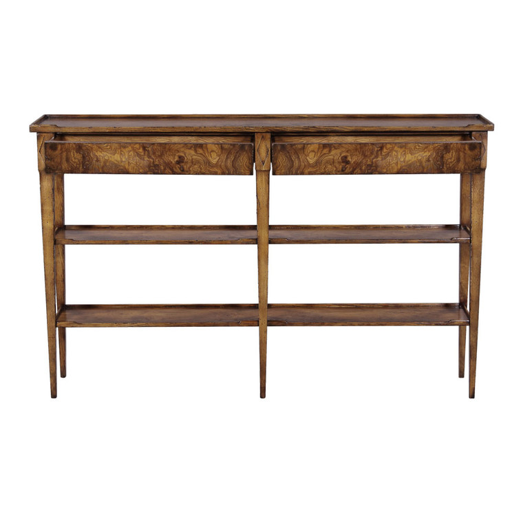 34471MAD Vintage Wall Console Table Med Ash