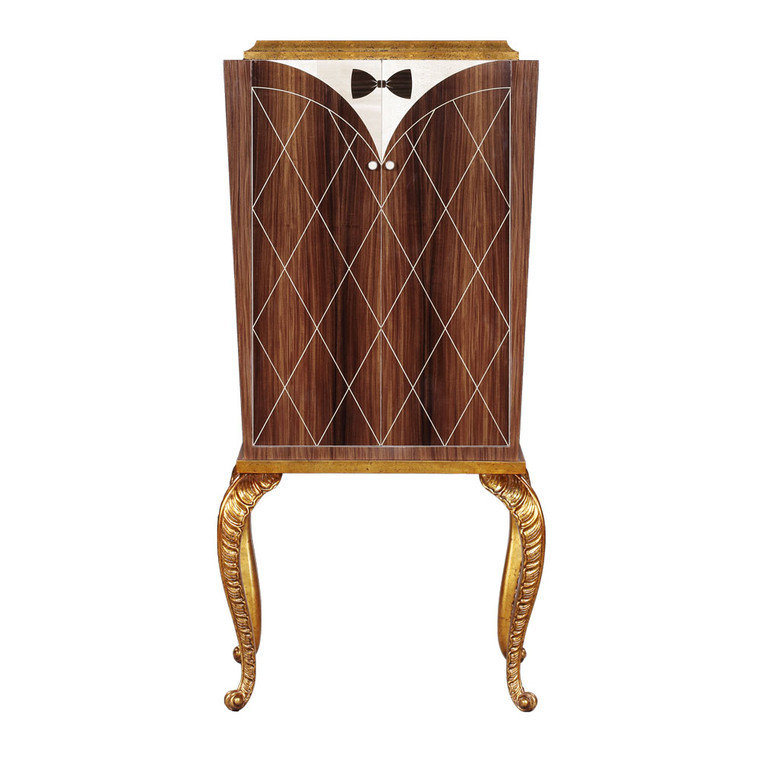 34530LEDSP Vintage Bar Cabinet Tux Sp