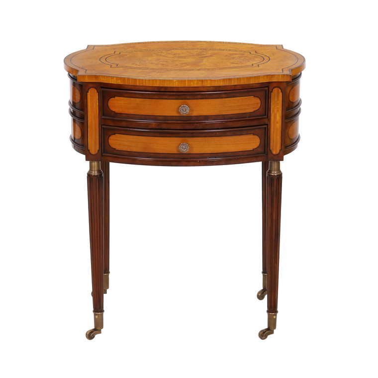 34809SP Vintage French Side Table Leon Sp