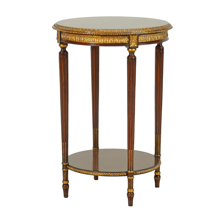 33482EM/NF9 Vintage Side Table Philippe Wooden Top Em