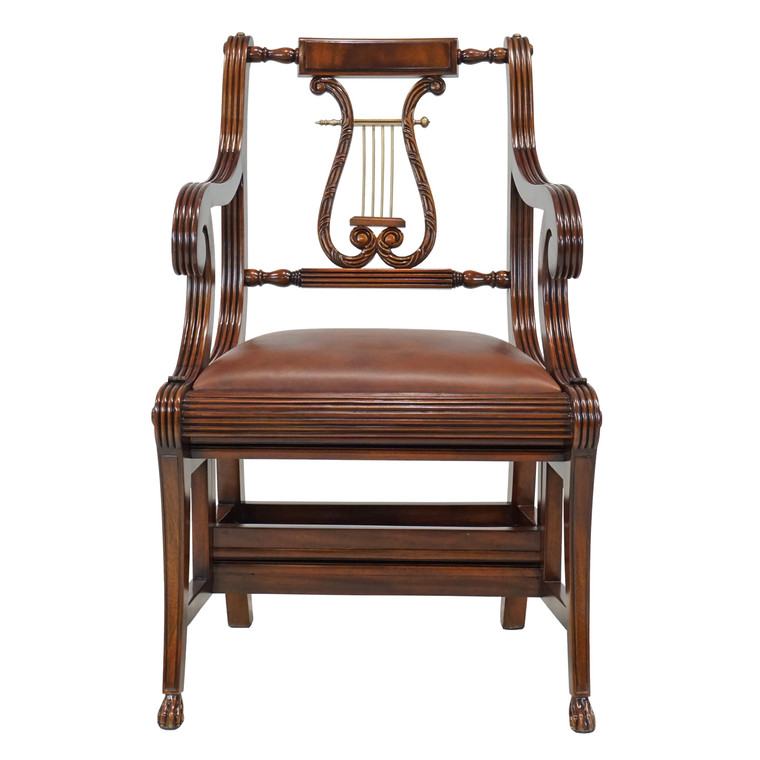 12192EM/BR Vintage Metamorphic Leather Chair