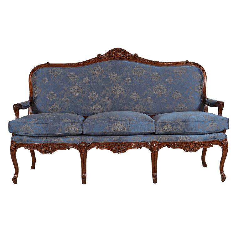 33741EM-136 Vintage Louis Xv Canapes Sofa With Cushion Em