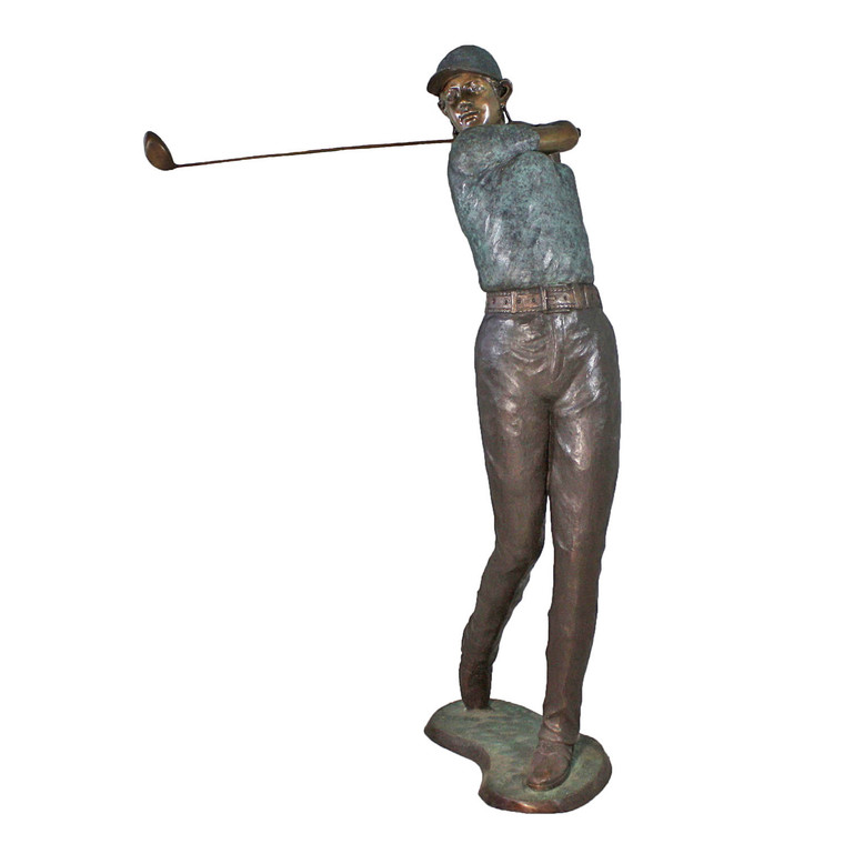 A6014 Vintage Woman Golfer