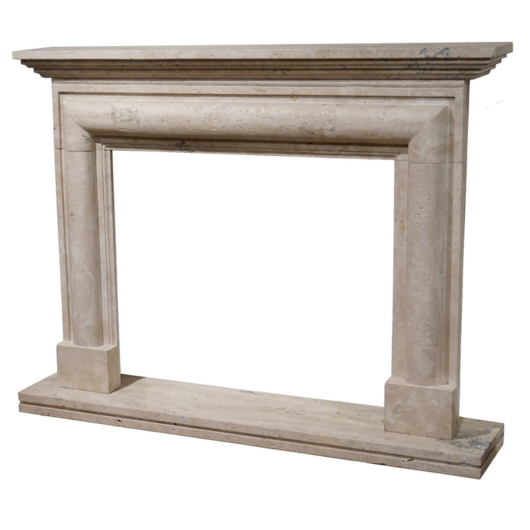 J18003 Vintage Travertine Fireplace