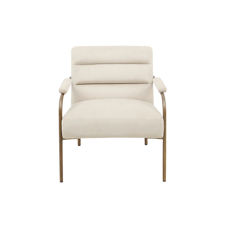 Lampert Upholstered Open Arm Metal Leg Accent Chair MP100-1161 By Olliix