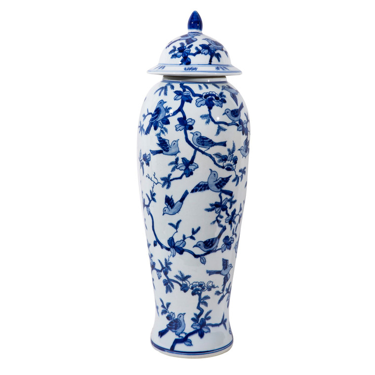 Flock Of Birds Tall Jar 1505C By Legend Of Asia