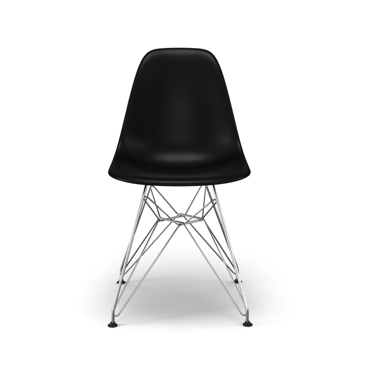 Aeon Black Plastic Dining Chair - Set Of 2 DC-231 Plastic-Black