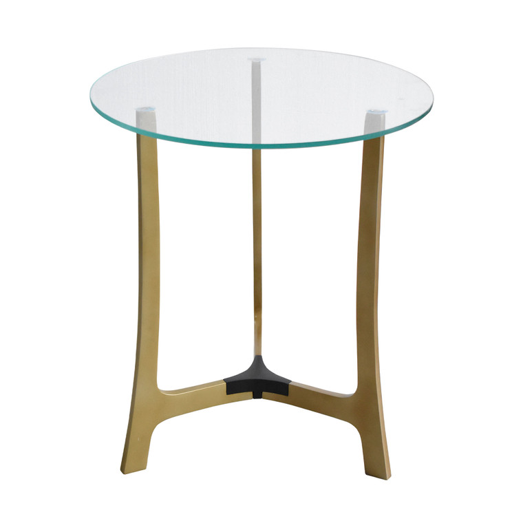 Aeon Wilma Glass Top Accent Table AECR-31215