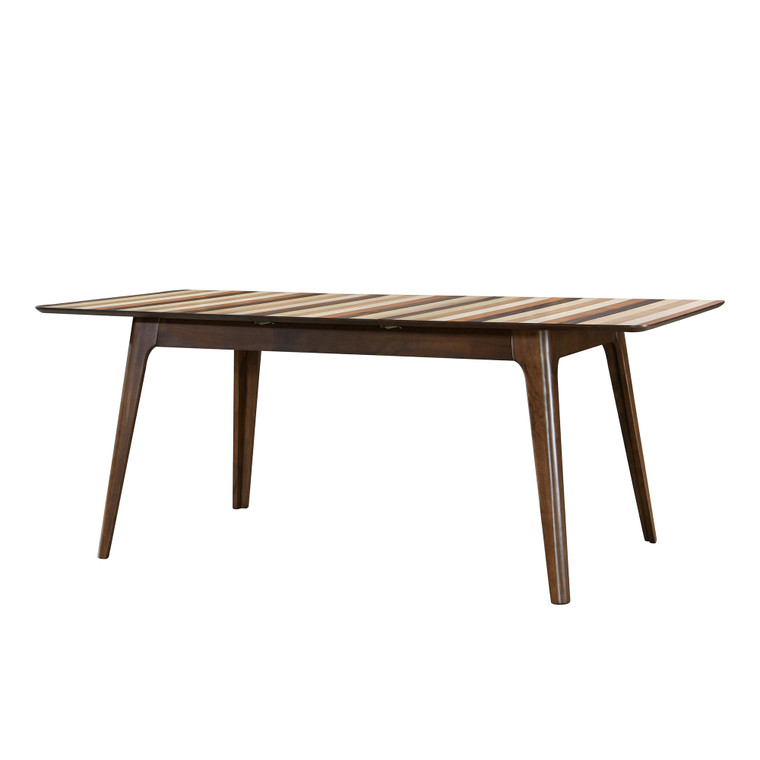 Aeon Fargo Mulit-Colored Tonal Stripes Extendable Dining Table AE1813-DT4-Mix