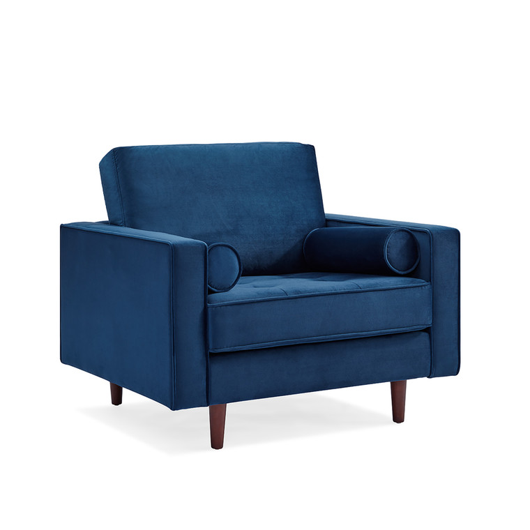 Aeon Bloomfield Velvet Accent Chair - Blush Pink AETH61-Sapphire-Blue