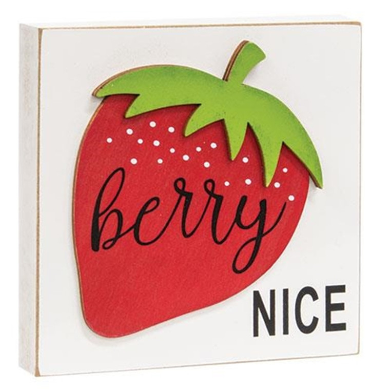 *Berry Nice Square Block G36067 By CWI Gifts