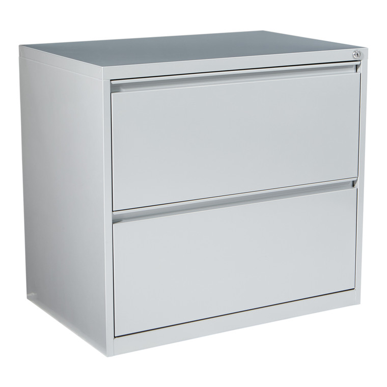 Office Star 30" Wide 2 Drawer Lateral File - Silver LF230-SV