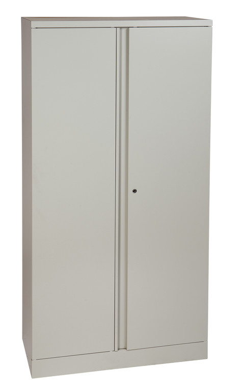 Office Star 72" High Storage Cabinet With 4 Adjustable Shelf - Light Grey ST723618-G