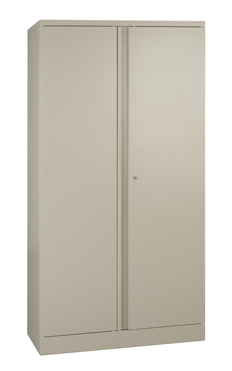 Office Star 72" High Storage Cabinet With 4 Adjustable Shelf - Putty ST723618-P
