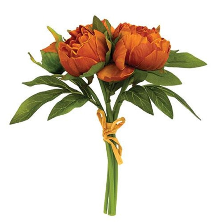 Persimmon Peonies Bundle FRH3500 By CWI Gifts