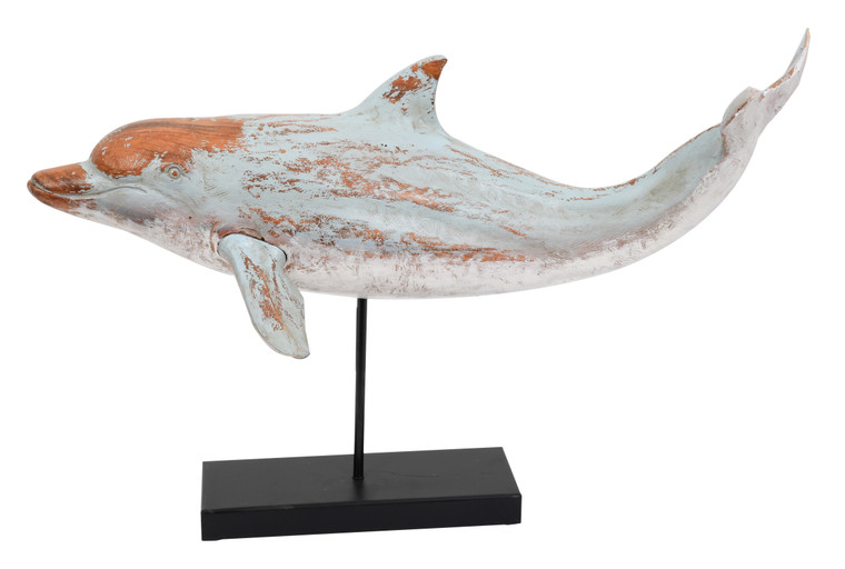 AFD Home 12020095 Swimming Dolphin On Stand