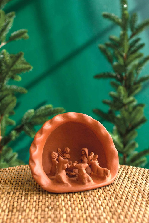 Terracotta Nativity - Large GEM1008 By Kalalou