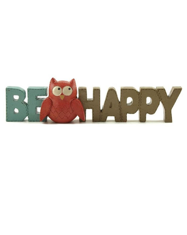 1466-89223 Blossom Bucket Be Happy With Red Owl - Pack of 7