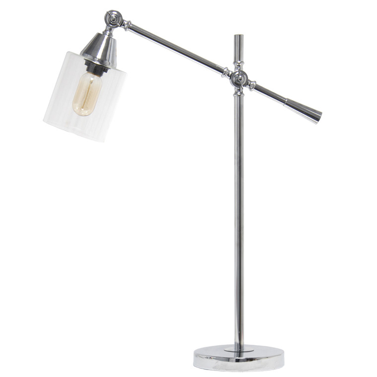 Lalia Home Vertically Adjustable Desk Lamp, Chrome LHD-2001-CH