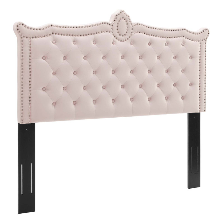 Louisa Tufted Performance Velvet King/California King Headboard - Pink MOD-6325-PNK By Modway Furniture