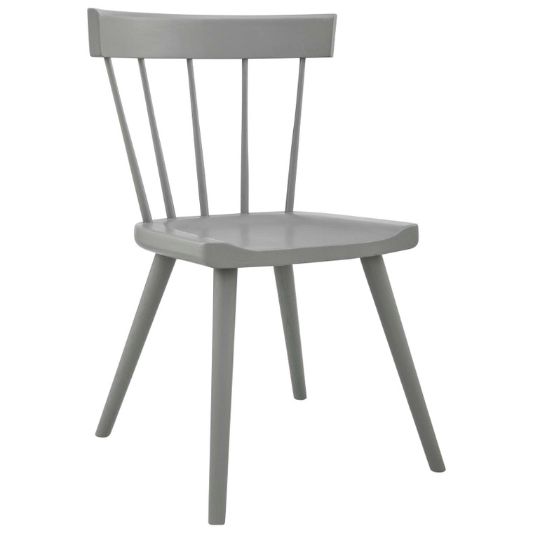 Sutter Wood Dining Side Chair - Light Gray EEI-4650-LGR By Modway Furniture