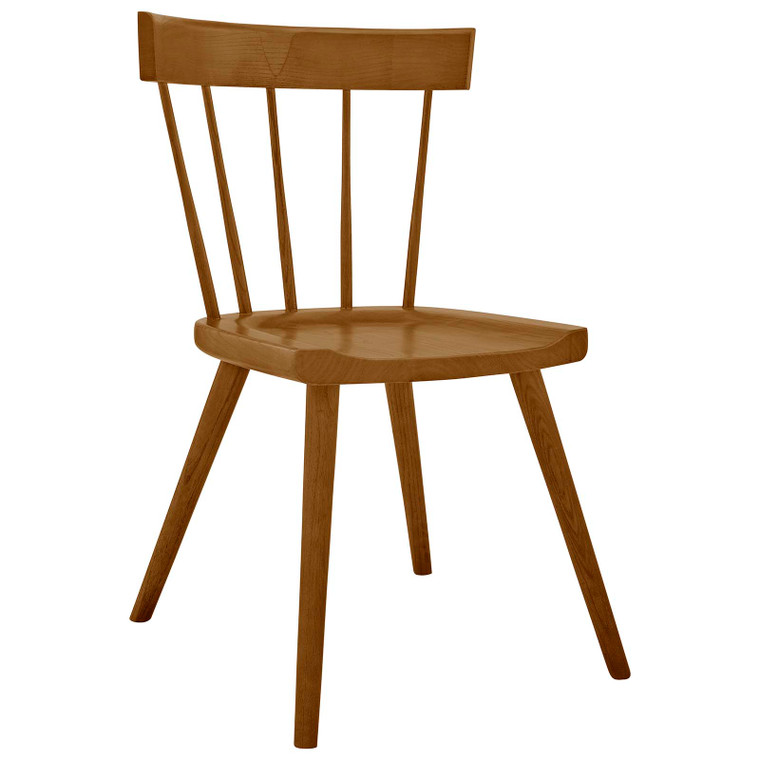 Sutter Wood Dining Side Chair - Walnut EEI-4650-WAL By Modway Furniture