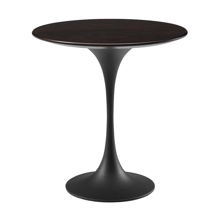Lippa 20" Round Side Table - Black Walnut EEI-5689-BLK-WAL By Modway Furniture