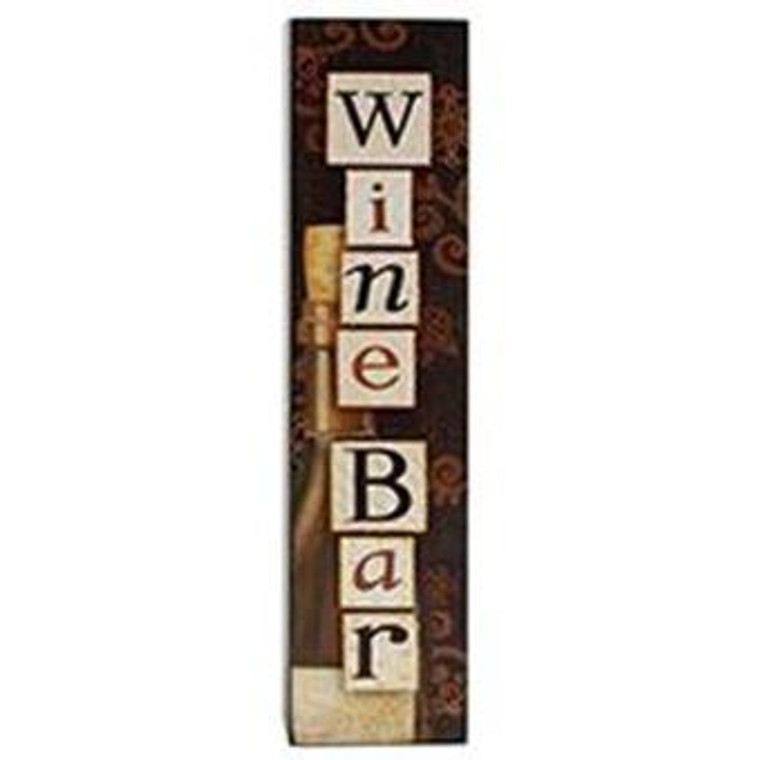 1511-37664 Blossom Bucket Wine Bar Wall Box Sign - Pack of 5