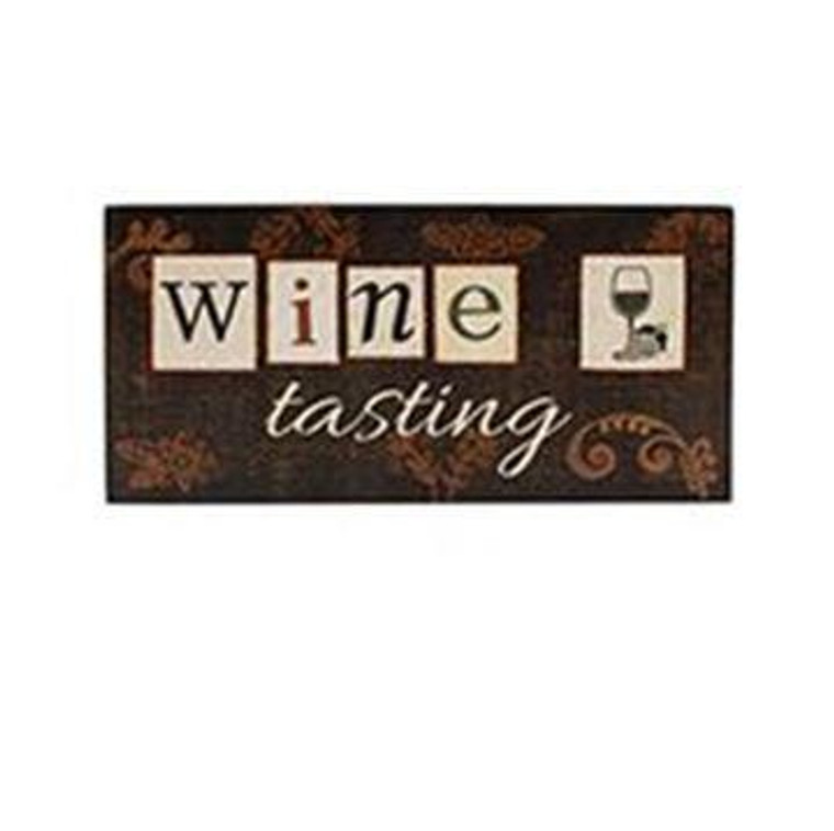 1511-37670 Blossom Bucket Wine Tasting Wall Box Sign - Pack of 5