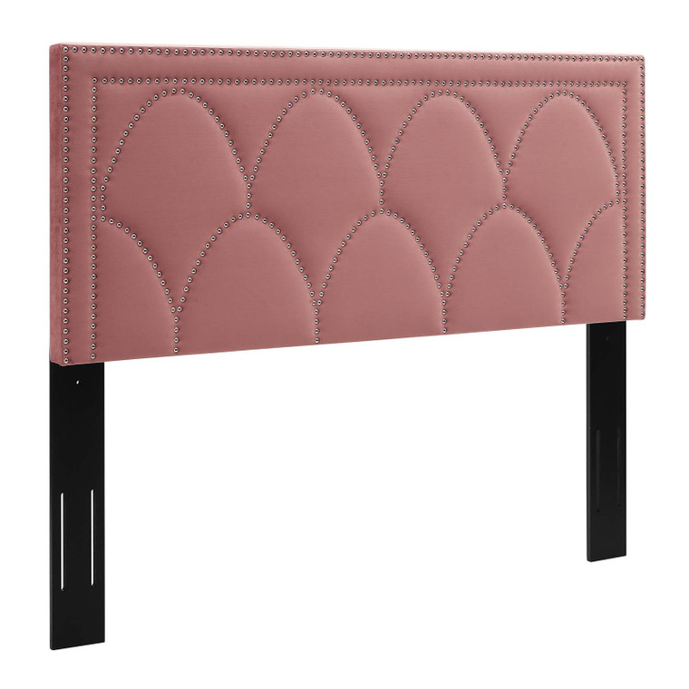 Greta Performance Velvet King/California King Headboard - Dusty Rose MOD-6322-DUS By Modway Furniture