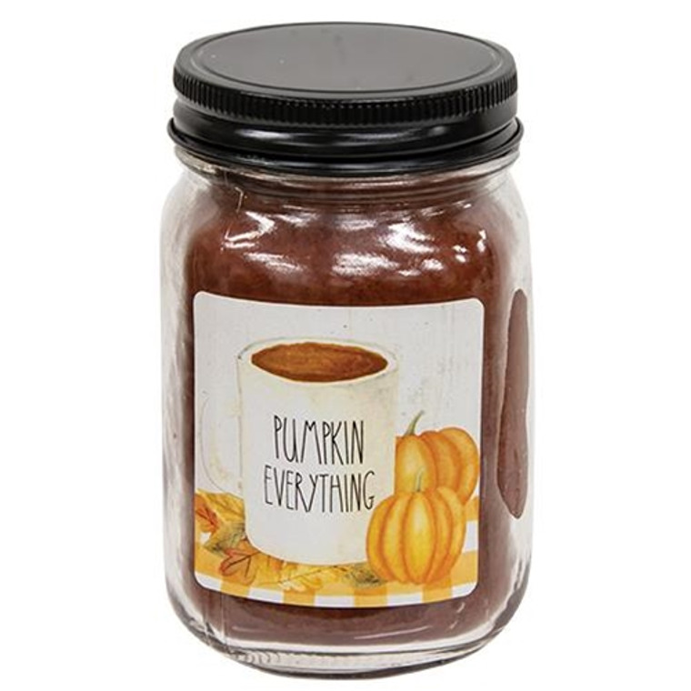 Pumpkin Everything Pumpkin Spice Pint Jar Candle G20281 By CWI Gifts