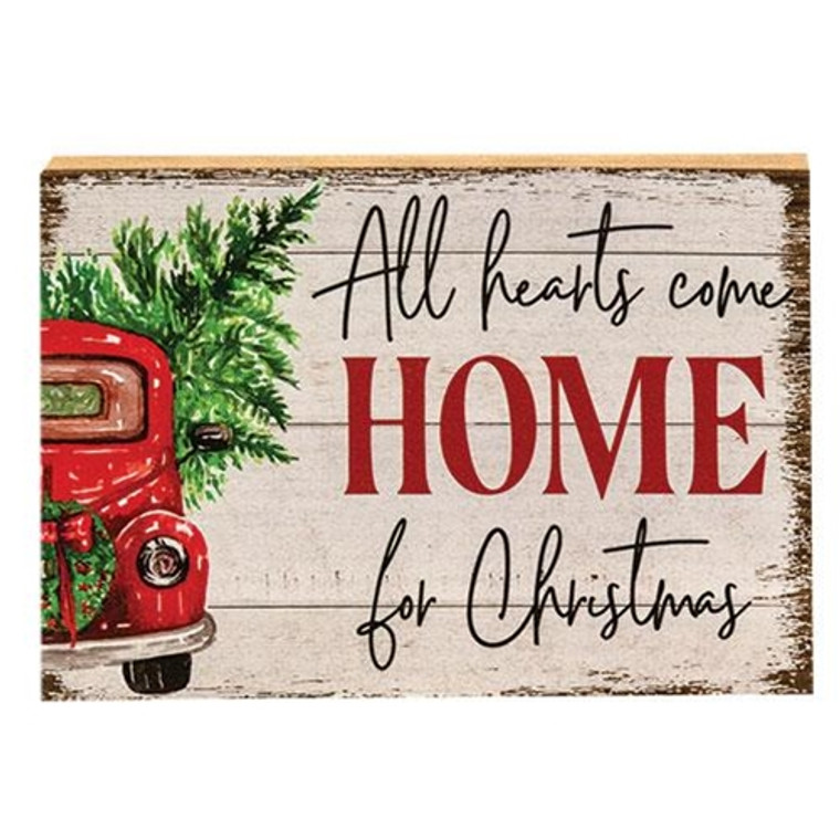All Hearts Come Home Truck Block G25507 By CWI Gifts